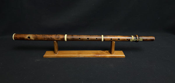 Antique Firth Hall & Pond Boxwood D Flute, ca. 1890 (used)
