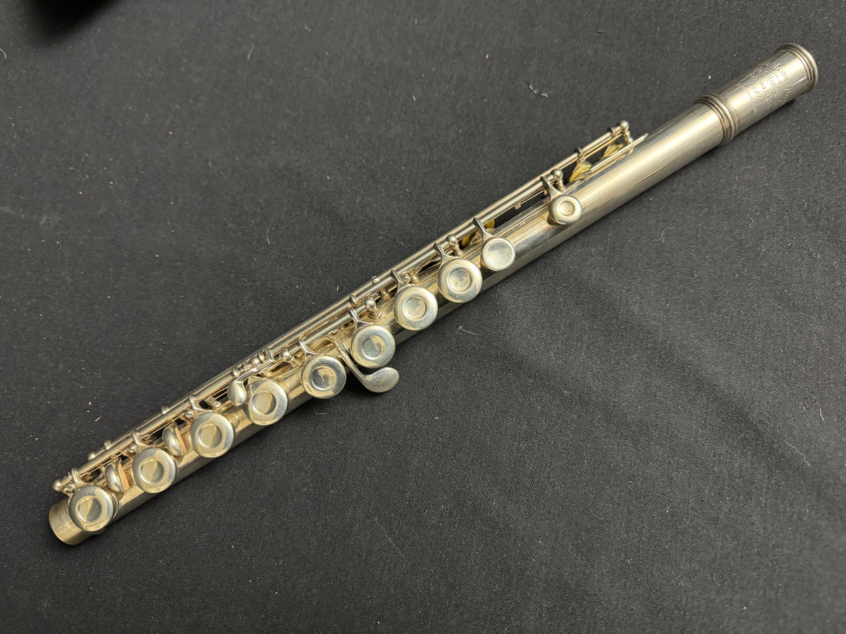 Wm. S Haynes Sterling Silver Flute, CL G#, 1937 (used