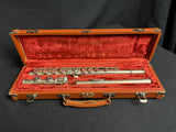 Wm. S Haynes Sterling Silver Flute, CL G#, 1942 (used)