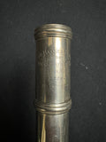 Wm. S Haynes Sterling Silver Flute, CL G#, 1942 (used)