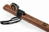 High Spirits 432 Hz Sacral Chakra 1-Inch Bore Bass Flute - Key of D - Walnut