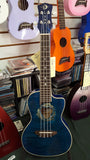 Luna Dolphin acoustic electric Concert Ukulele