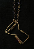 Handmade Wire-Wrapped Instrument Necklaces
