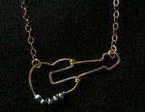 Handmade Wire-Wrapped Instrument Necklaces