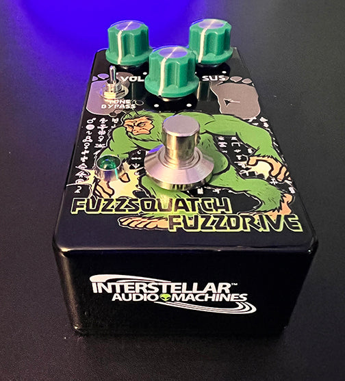 Interstellar Audio Machines Fuzzsquatch Fuzzdrive Pedal House of