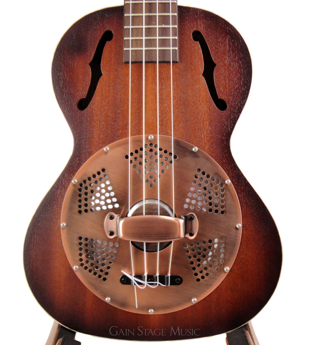 Kala KA RES BRS Brass Tenor Resonator Ukulele House of