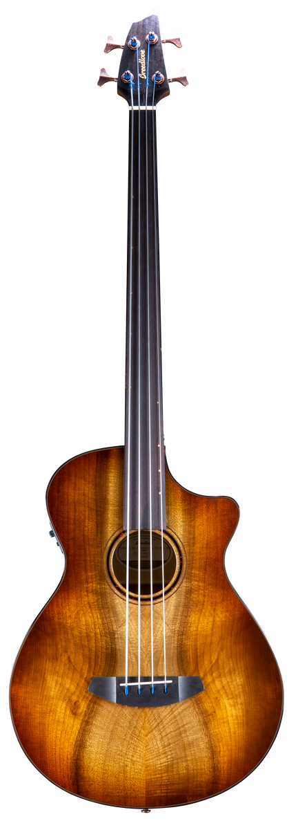 Breedlove ECO Pursuit Exotic S Concerto Amber Fretless Bass