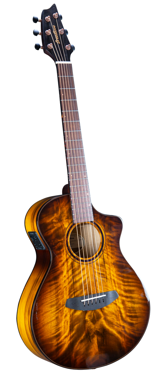 Breedlove ECO Pursuit Exotic S Companion Tiger's Eye CE  Myrtlewood-Myrtlewood Guitar