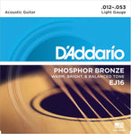 D'Addario EJ16 Acoustic Guitar String Set