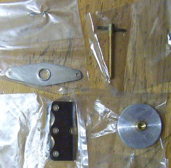 Bass strap adjuster kit #344 (4-piece kit)