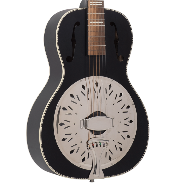 Recording King RPH-R2-E-MBK Dirty 30s Resonator Guitar – House of