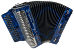 Alacran NAL-3412-DLX Deluxe Button Accordion