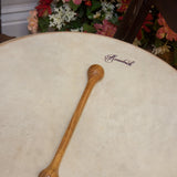 Roosebeck Tunable Bodhran Single-Bar 18-by-4-Inch - Red Cedar