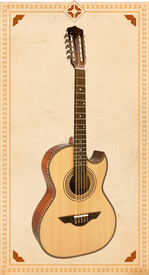 シェケレ　shekere H. Jimenez LBQ1E Acoustic-Electric Bajo Quinto – House of
