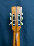 Blueberry Custom Classical Guitar with Tiki Carvings (used)