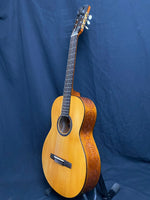 Blueberry Custom Classical Guitar with Tiki Carvings (used)