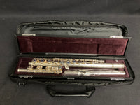 Yamaha YFL362 Open-Hole Flute, Silver Head (used)