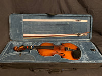 Unlabeled 3/4 Violin w/case & bow (used)