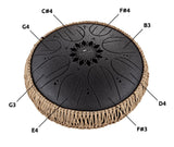 Meinl 10" Medium Octave Steel Tongue Drum, 8 Notes, 432 Hz