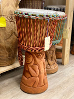 Ksink Ksink Djembe Drum Resonators - Set Of 3 Handcrafted Fan Rattles From Ghana For African Drumming