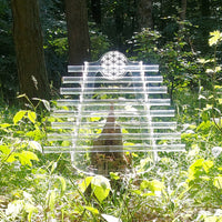 Sacred Forest Crystal Harp Meditation Chime, Celtic Moon D