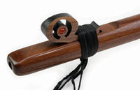 High Spirits 432 Hz Sacral Chakra 1-Inch Bore Bass Flute - Key of D - Walnut