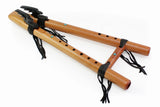 High Spirits Twin Tail Double Flute with Drone Holes - Key of G - Spanish Cedar