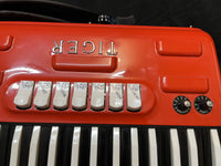 Titano Tiger 120-bass Piano Accordion Combo'Cordion (used)