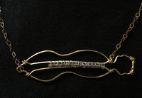 Handmade Wire-Wrapped Instrument Necklaces