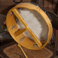 Roosebeck Tuneable Mulberry Bodhran w/Dampening Ring 14 x 3.5