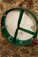 Roosebeck Tunable Mulberry Bodhrán T-Bar 16-by-3.5-Inch - Green