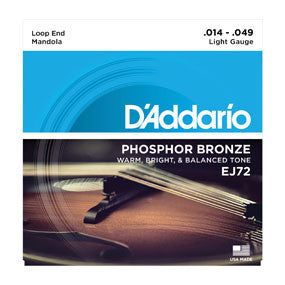 D'Addario Phosphor Bronze Mandola String Set - Light