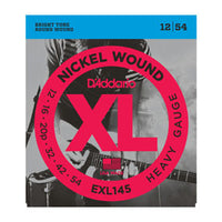 EXL145 Nickel Wound, Heavy, Plain 3rd, 12-54