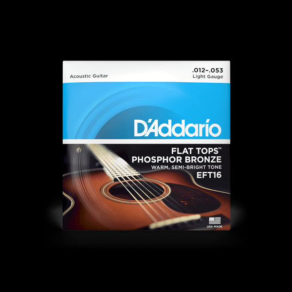 D'Addario EFT16 Flat Top Acoustic Guitar String Set