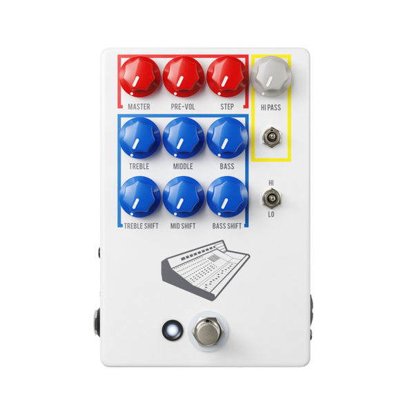 JHS Colour Box V2 Preamp Pedal – House of Musical Traditions JHS Colour Box V2 Preamp Pedal – House of Musical Traditions