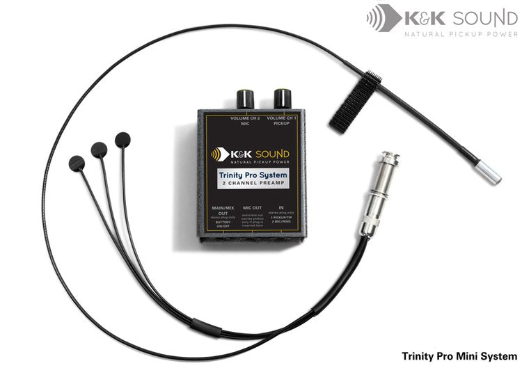 K&K Sound Trinity Pro System 2chプリアンプ K&K Trinity Pro System (Mini for Steel String Guitar