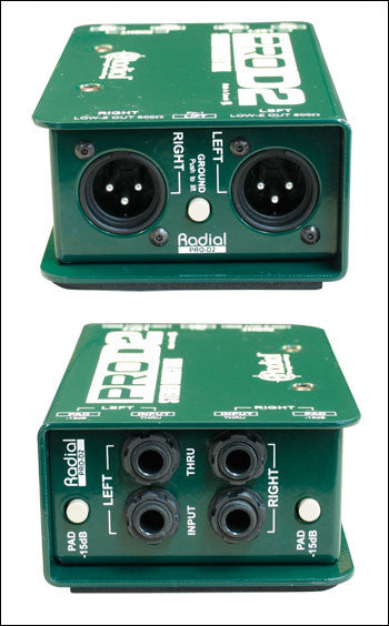 Radial ProD2 Stereo Direct Box – House of Musical Traditions Radial ProD2 Stereo Direct Box – House of Musical Traditions